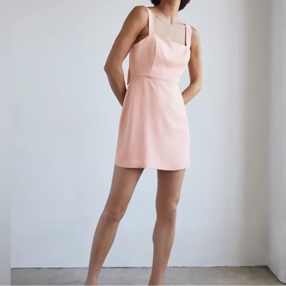Wilfred Écoulement Mini Dress Soft Blush Pink